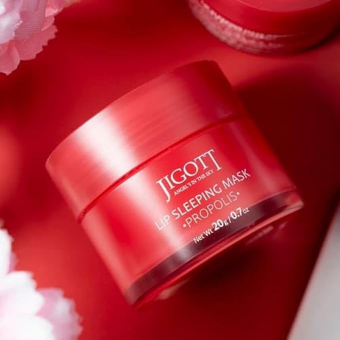 jigott LIP SLEEPING MASK [PROPOLIS] NET WT 20G/0.7OZ - OVERNIGHT LIP MASK, SLEEPING LIP MASK FOR DRY LIPS, MOISTURIZING LIP BALM (PROPOLIS) - Image 2